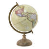 Clayre & Eef Gele Wereldbol/globe 22*22*37 cm 64913