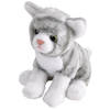 Wild Republic knuffelkat Tabby junior 13 cm pluche grijs