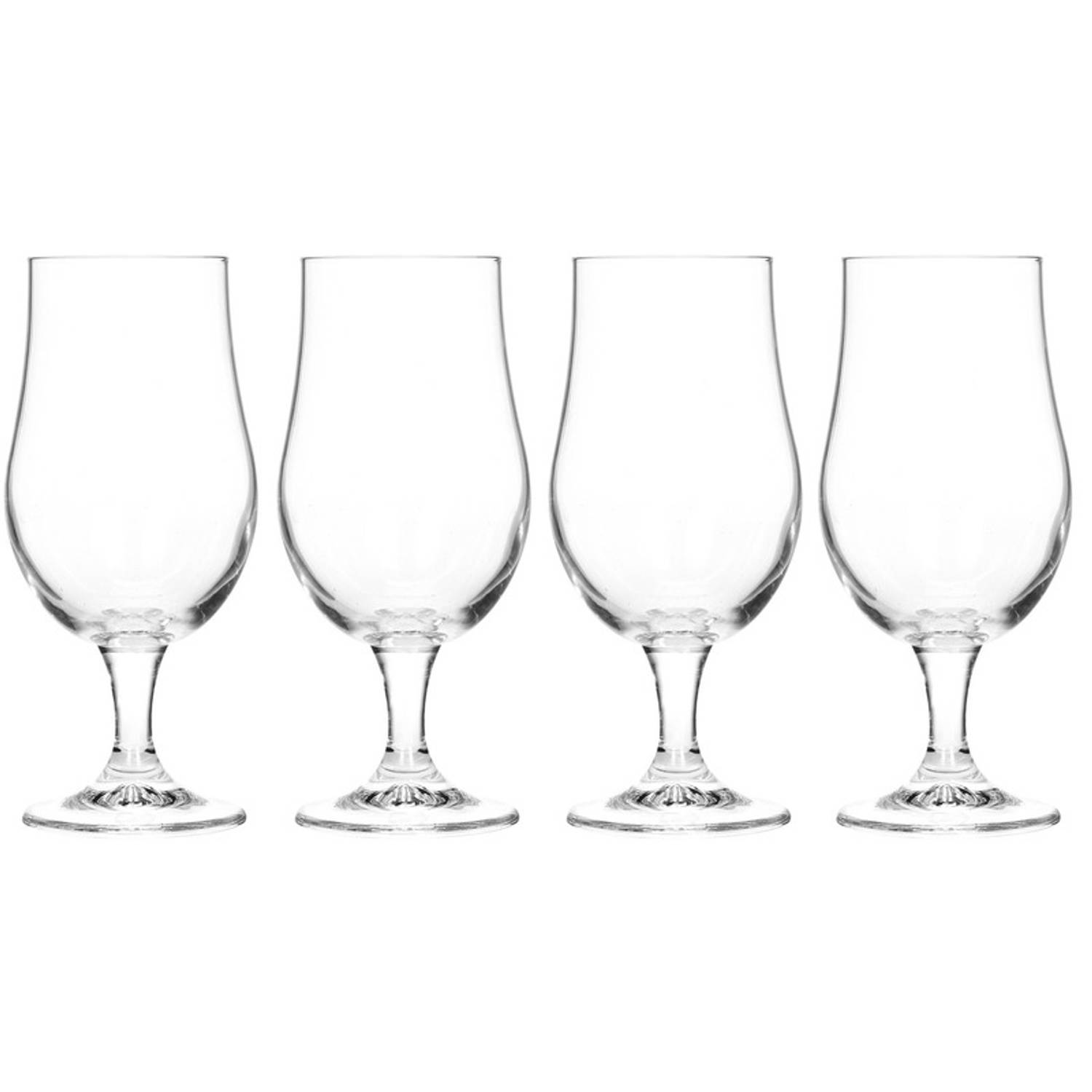 8x Glazen Voor Speciaalbier 18 Cm Bierglazen