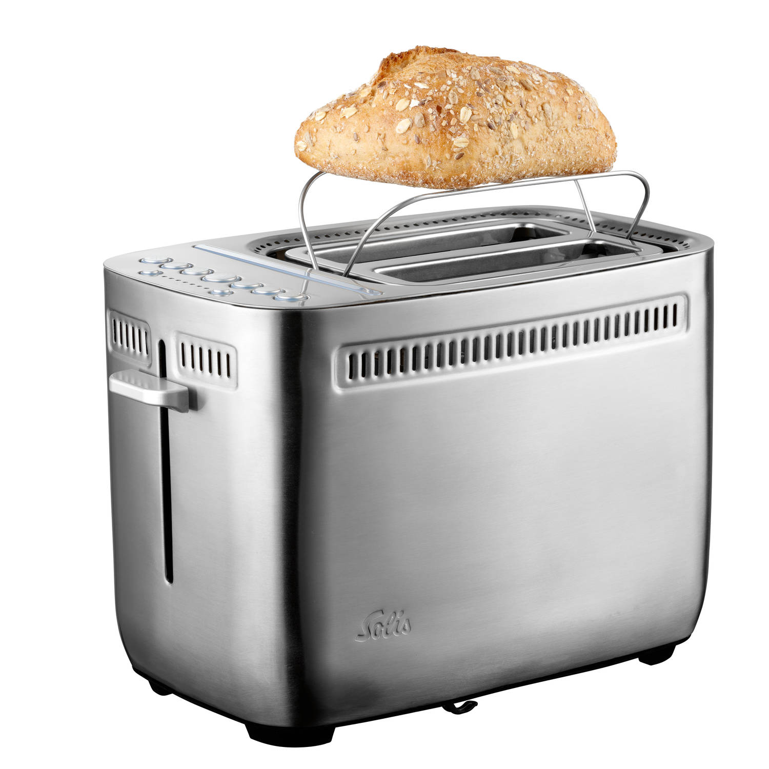 D.w.z Uitroepteken Voorstellen Solis Sandwich Toaster 8003 Broodrooster - Toaster - Tosti Apparaat -  Zilver | Blokker