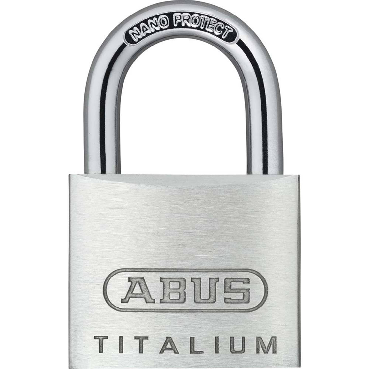 ABUS Hangslot titalium 35mm aluminium-beugel gehard staal met NANO-Protect (Verpakt in blister)