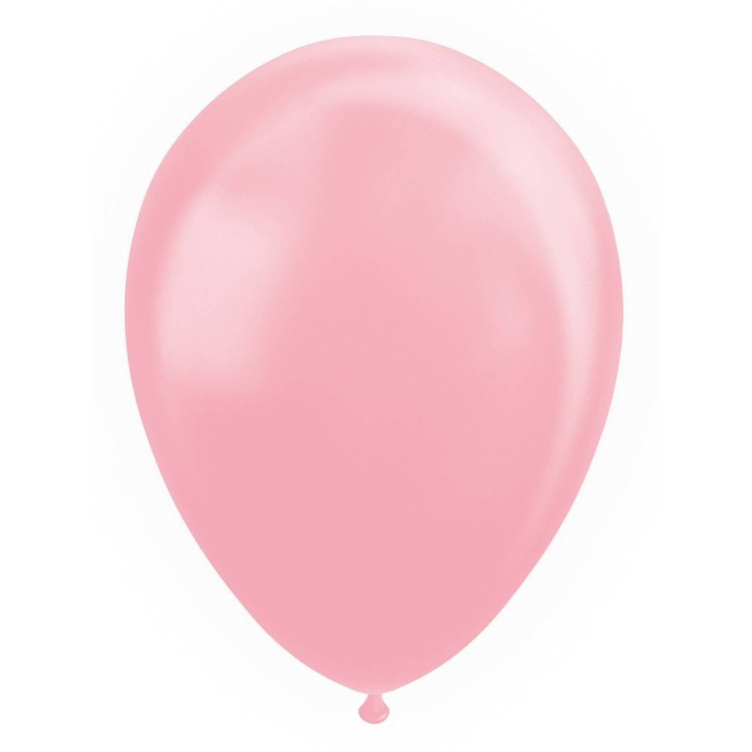 Wefiesta ballonnen 30 cm latex roze 10 stuks