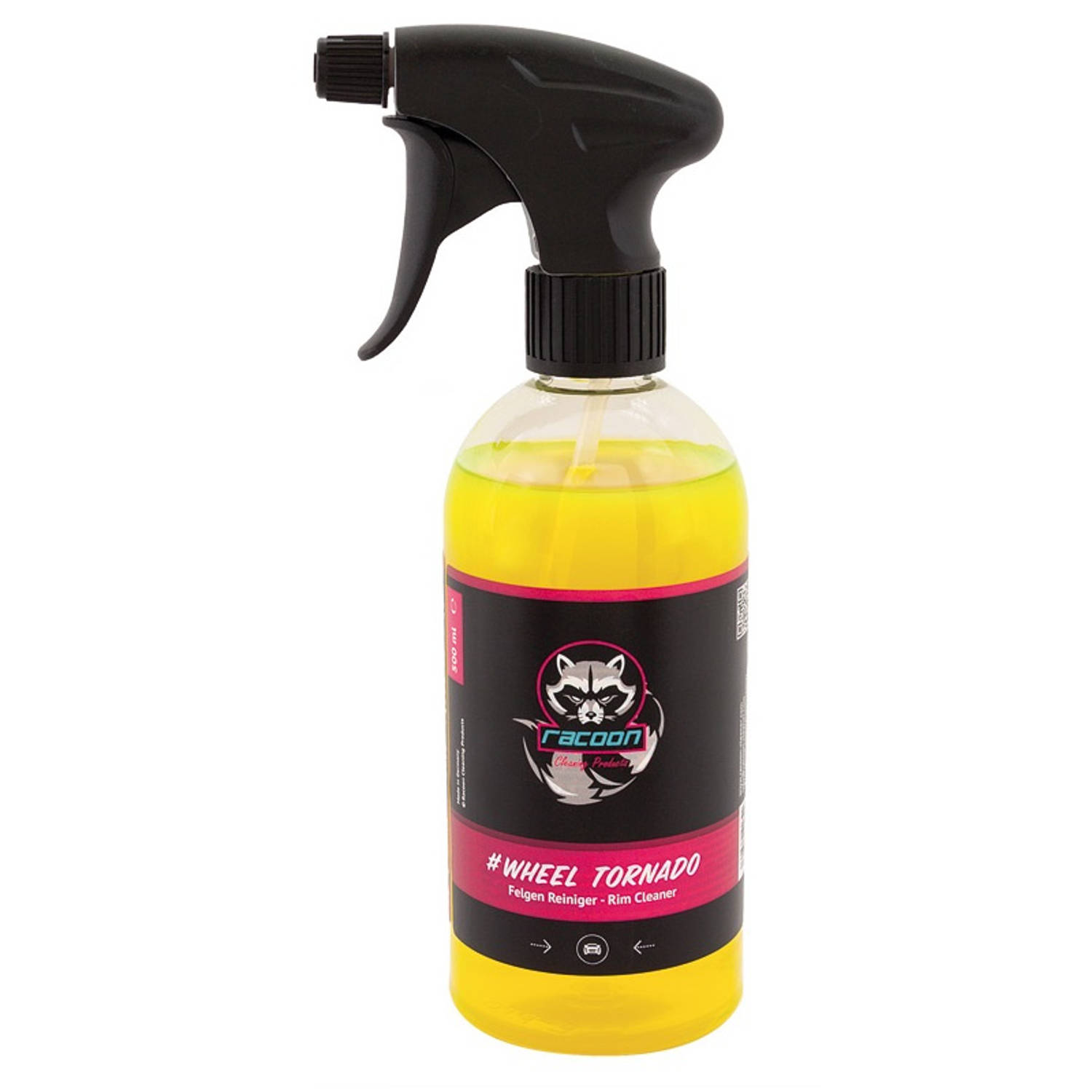 Racoon velgenreiniger Wheel Tornado 500 ml geel