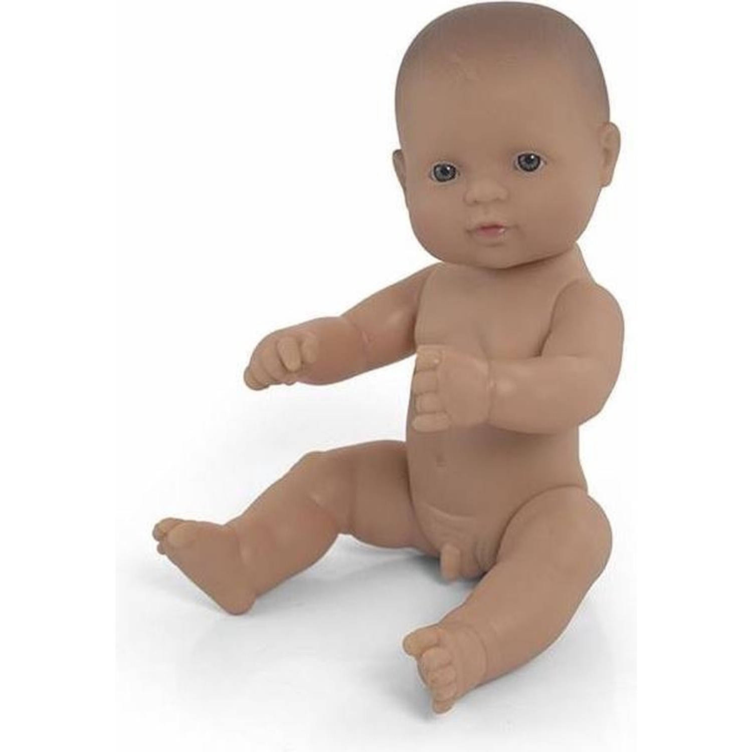 Miniland babypop zonder kleding Europees jongen 32 cm blank