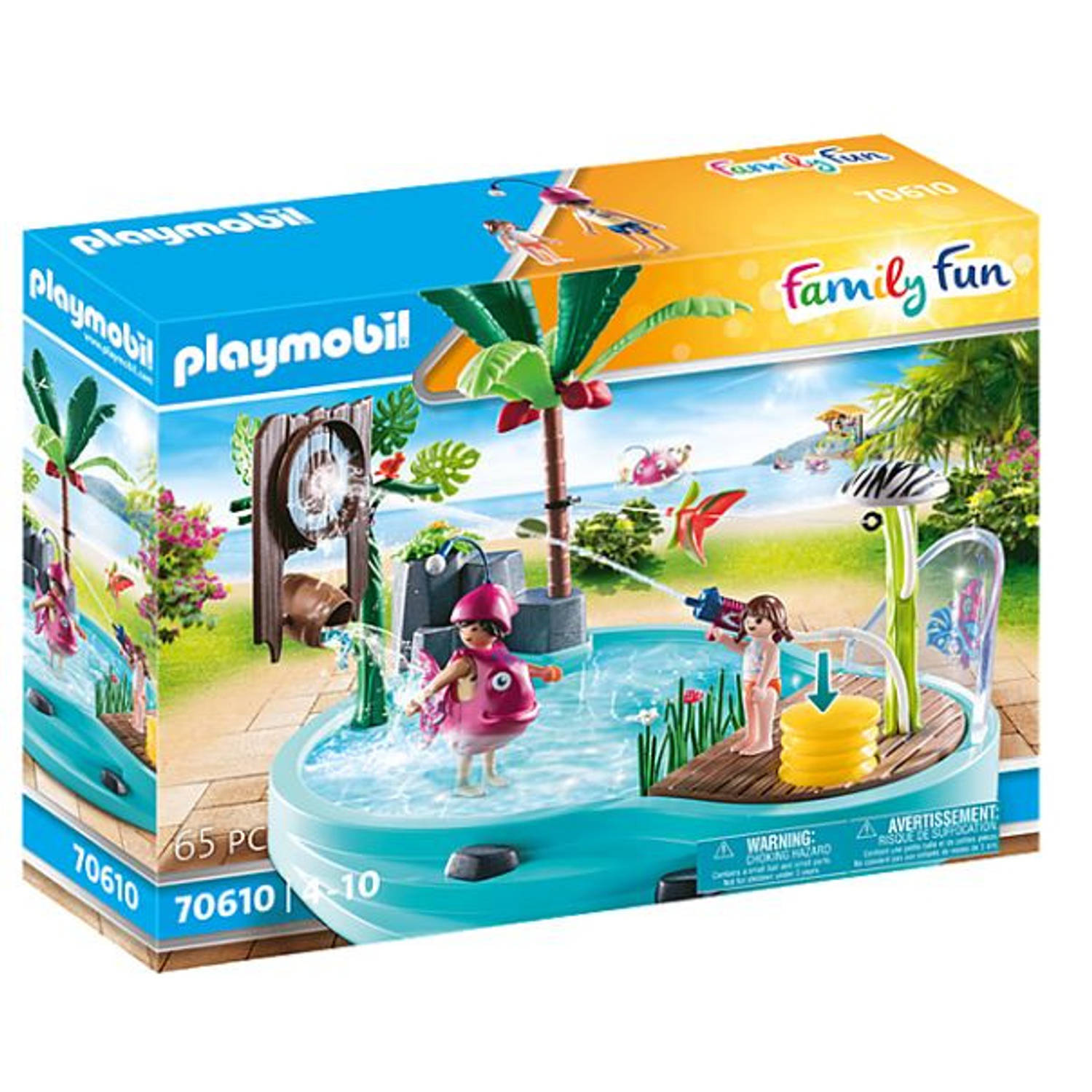 Playmobil 70610 Family Fun Leuk zwembad met watersplash