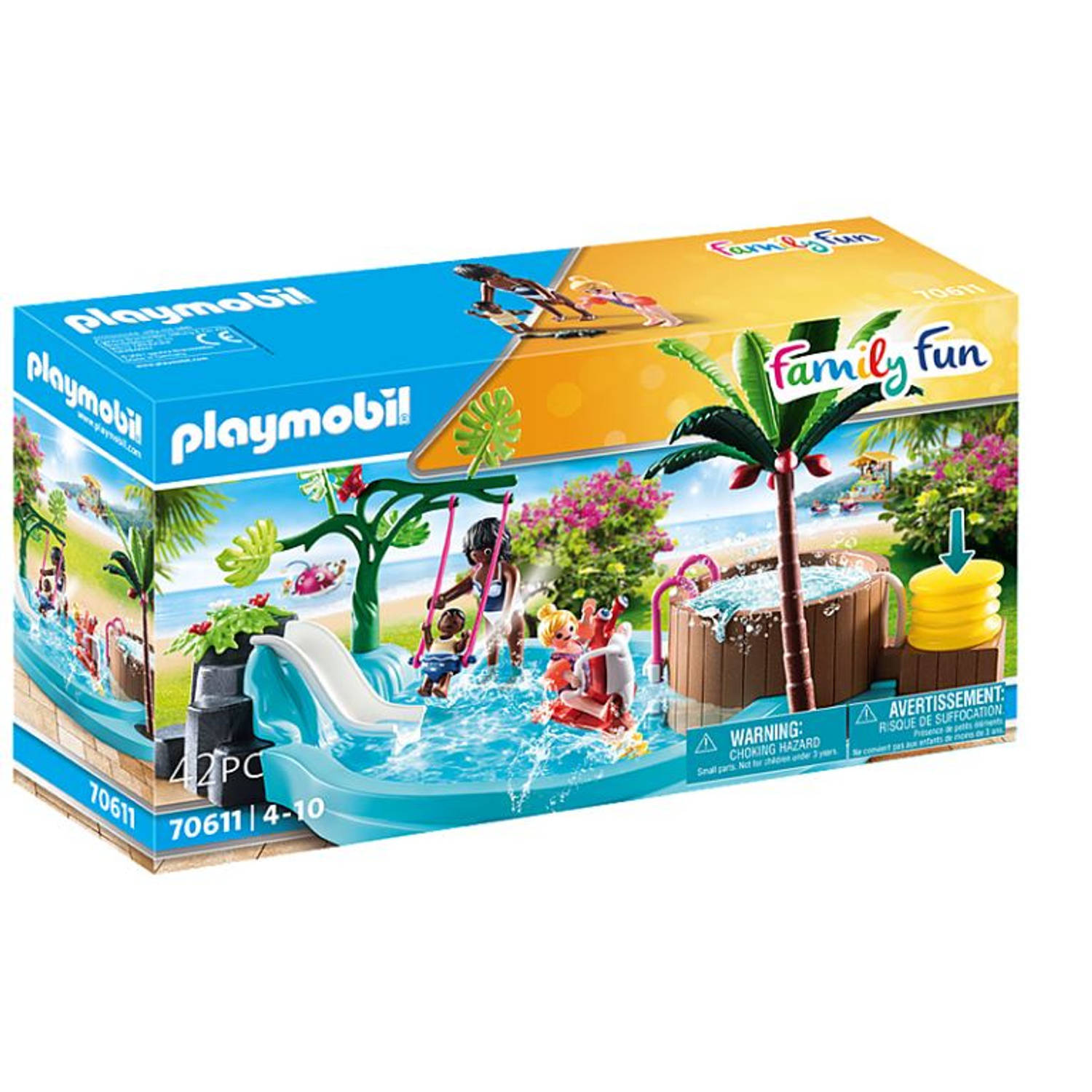 Playmobil 70611 Family Fun Kinderzwembad met whirlpool