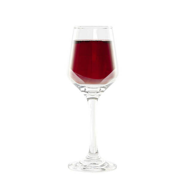 6x Stuks witte wijn glazen 250 ml van glas - Wijnglazen