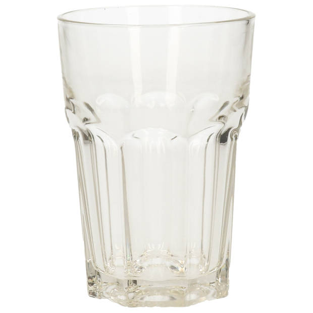 Water glazen 4x stuks van 360 ml - Drinkglazen