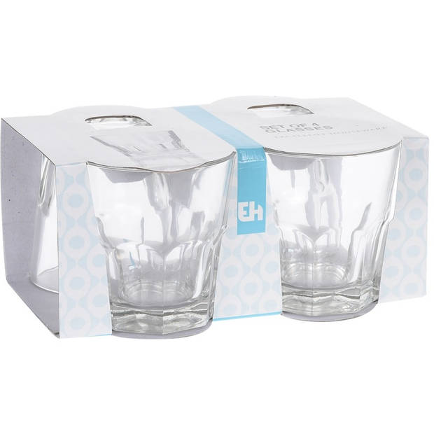 16x Waterglazen/drinkglazen 250 ml - Drinkglazen