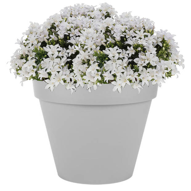 Bloempot Toscane kunststof grijs D40 x H32 cm - Plantenpotten