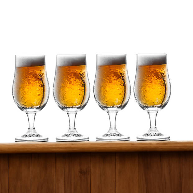 12x Glazen voor speciaalbier 370 ml - Bierglazen
