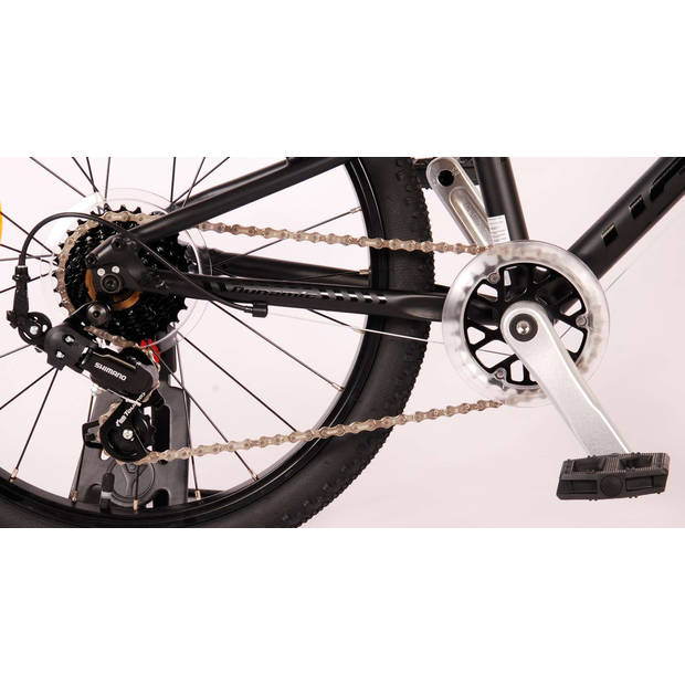 Volare Jongensfiets Dynamic 20 Inch 27 cm Jongens 7V V-Brakes Matzwart