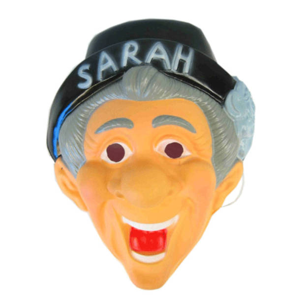 Sarah 50 jaar masker - Verkleedmaskers