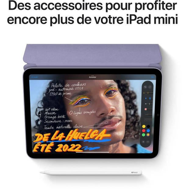APPLE iPad mini (2021) 8,3 WiFi + mobiel - 64 GB - Lumiere Stellaire