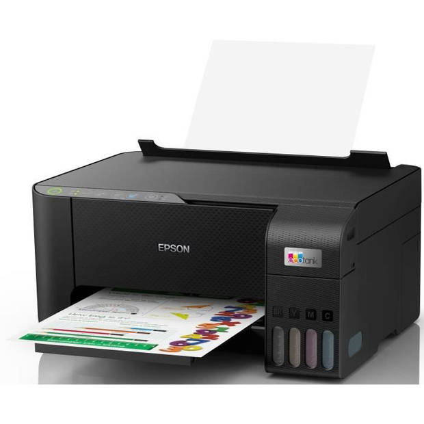 3-in-1 Multifunctionele Printer - EPSON - Ecotank ET-2812 - Inkjet - A4 - Kleur - Wifi - C11CJ67415