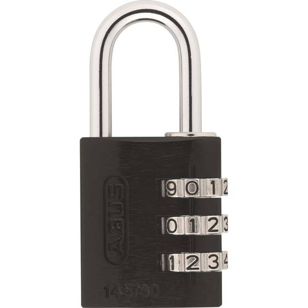 Abus cijfer hangslot 145/30 zw