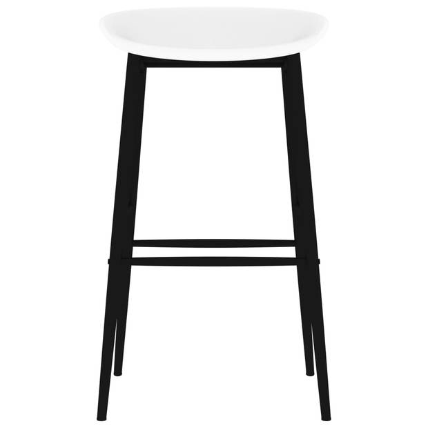 vidaXL Barstoelen 2 st wit