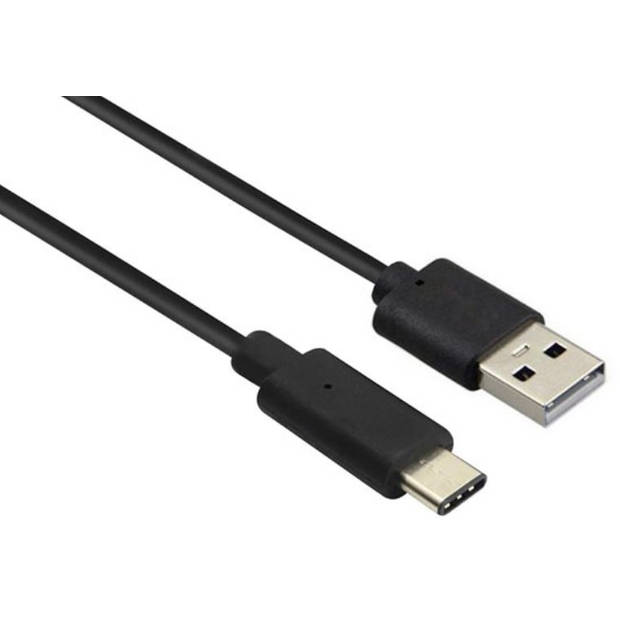Velleman oplaadkabel USB 2.0/USB-C 1 meter nikkel zwart