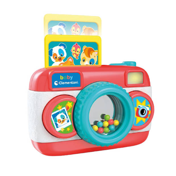 Clementoni babycamera junior 14 x 20 cm +9 maanden rood/blauw