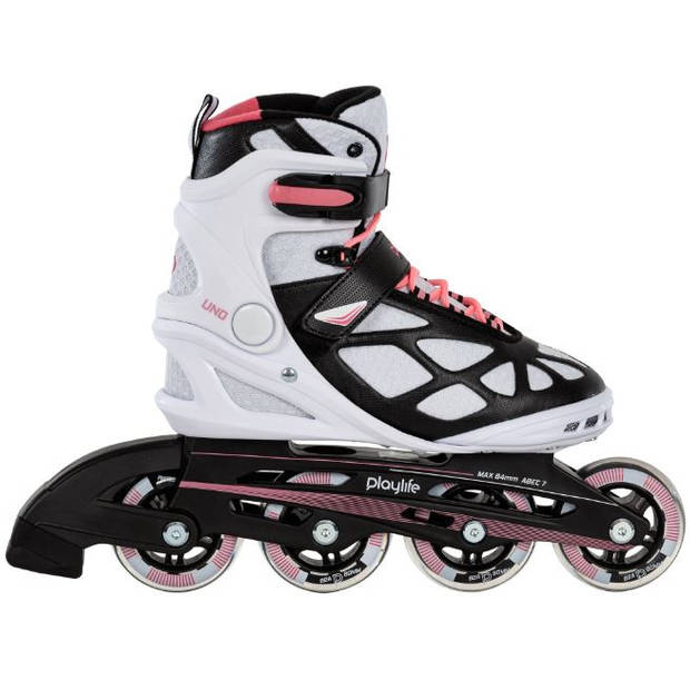 Playlife inline skates Uno Pink 80 softboot 82A roze maat 37