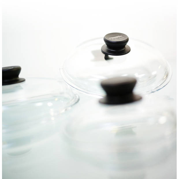 Berndes pannendeksel los 28 cm glas transparant