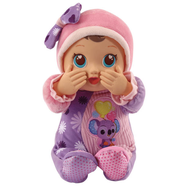 VTech babypop Little Love Manou meisjes 33 cm roze/paars