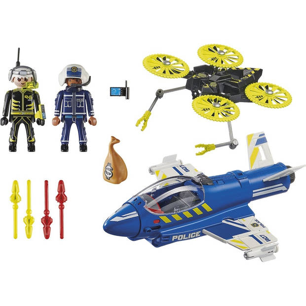 PLAYMOBIL City Action - Politiejet: drone-achtervolging (70780)