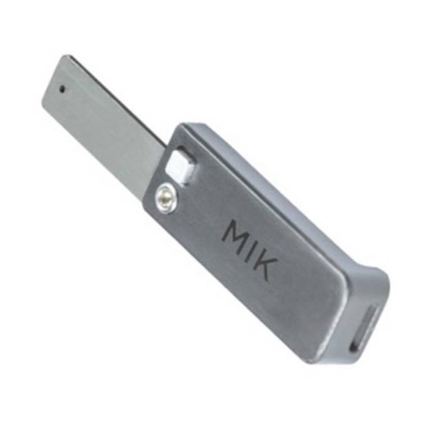 Basil MIK-stick 70678 inklapbaar 11 x 2 cm RVS grijs
