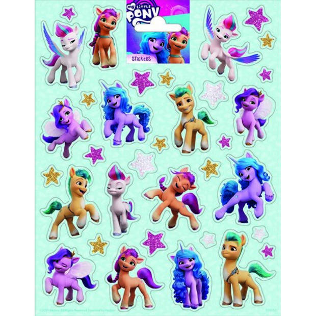 My Little Pony stickervel junior 156 x 200 mm 34-delig