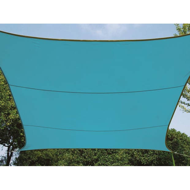 Perel schaduwdoek rechthoekig 2 x 3 meter polyester blauw