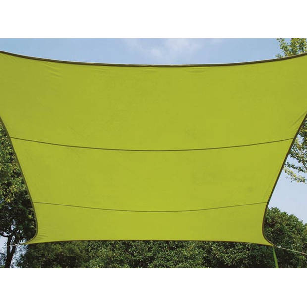 Perel schaduwdoek rechthoekig 2 x 3 meter polyester groen
