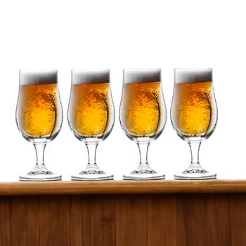 8x Glazen voor speciaalbier 18 cm - Bierglazen