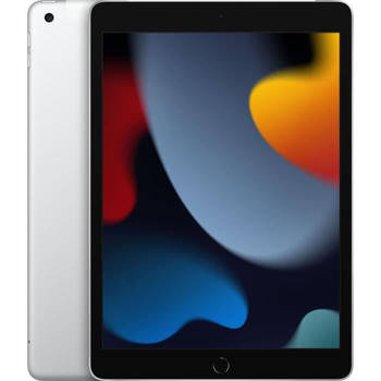 APPLE iPad (2021) 10.2 WiFi + mobiel - 256 GB - Zilver