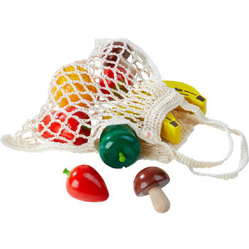 Haba speelgoedeten Fruit en Groente 25 cm katoen 11-delig