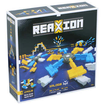 Reaxion Xplode - Dominospel - Bouw Speelgoed met Domino Stenen - Speelgoed 7 Jaar - Constructiespeelgoed