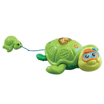 VTech badspeelgoed schildpad junior 25 cm groen 2-delig (NL)