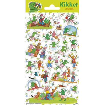 Funny Products stickervel Kikker & Vriendjes junior papier 25 stuks