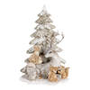 Clayre & Eef Multi Decoratie dieren bij kerstboom 14*11*20 cm 6PR4649