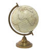 Clayre & Eef Beige Wereldbol/globe 22*22*33 cm 64904