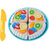 Haba speelgoedeten Fruittaart 17 cm polyester blauw 22-delig