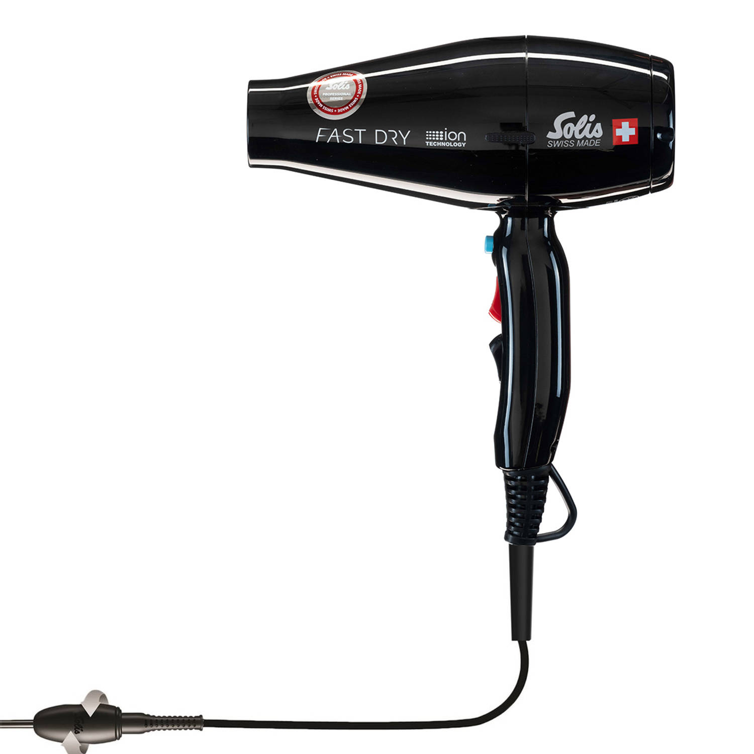 Solis Fast Dry 360º Ionic 381 - Haardroger Professional - Föhn Zwart