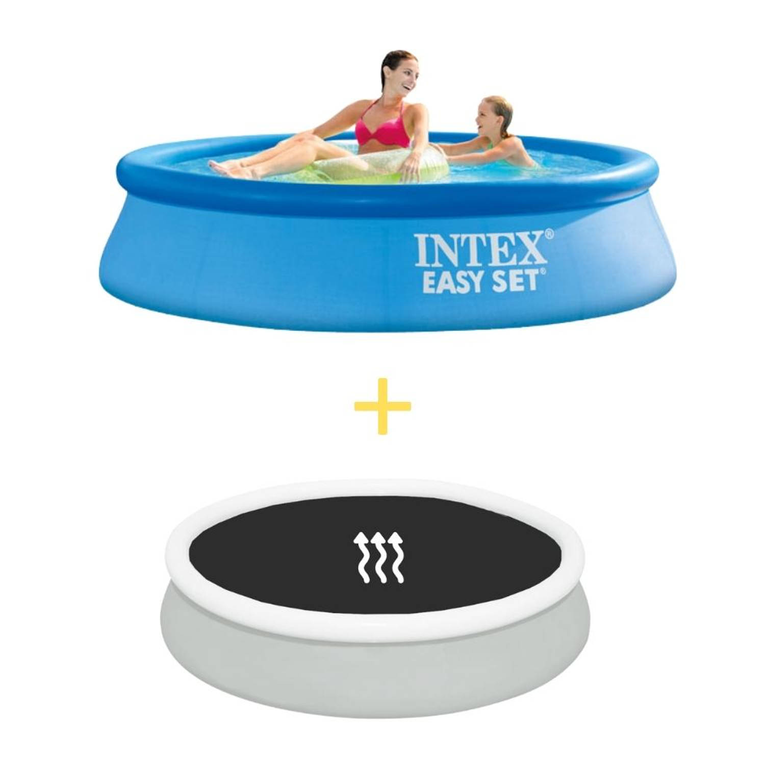 Intex Zwembad Easy Set 244 X 61 Cm Inclusief Solarzeil