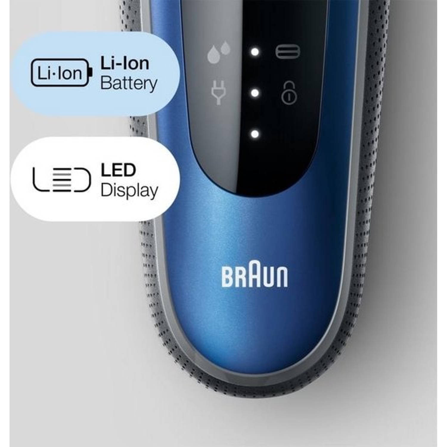 Wijde selectie attribuut kleur Braun 60-B1200s - Scheerapparaat - Blauw | Blokker