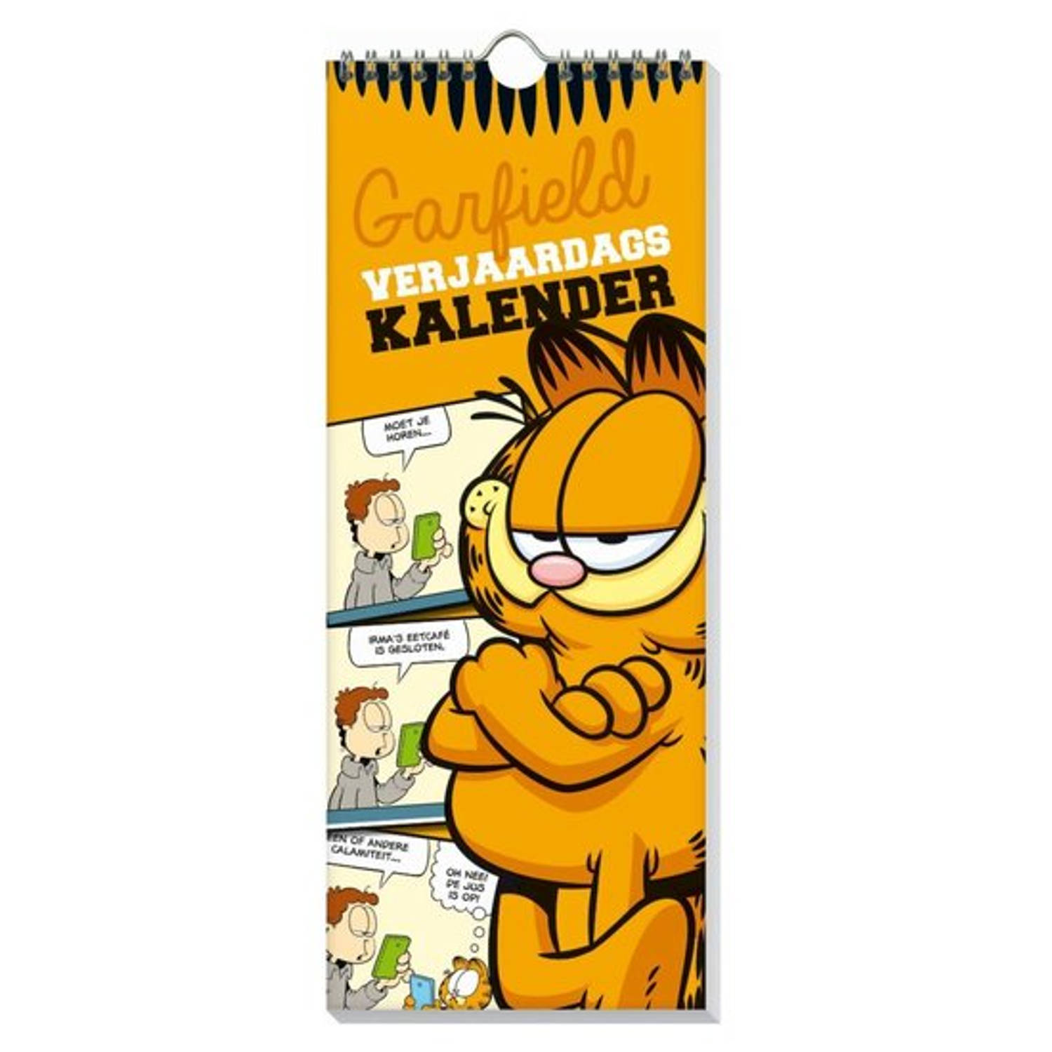 Garfield Verjaardagskalender 13 X 33 Cm
