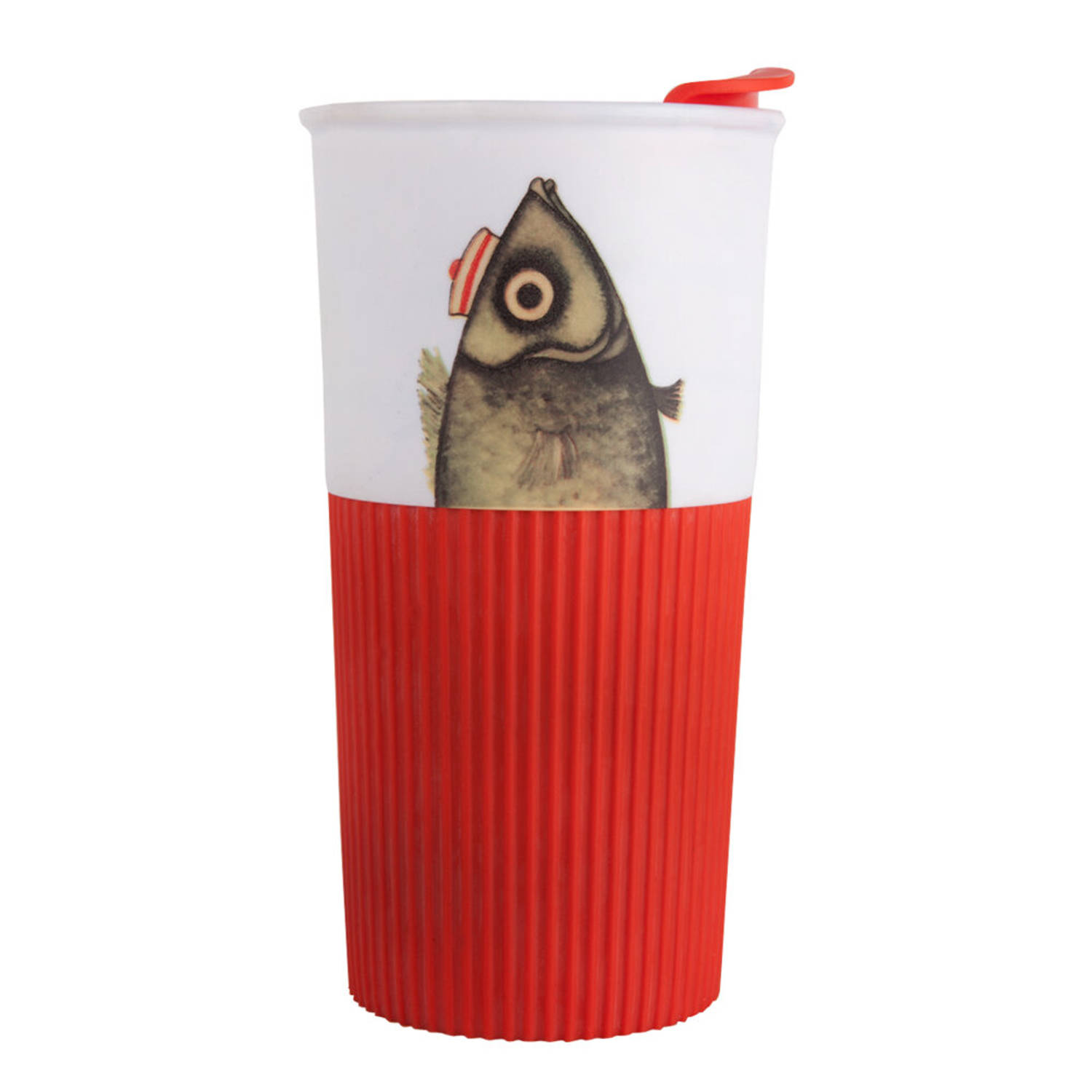 Biggdesign Pistachio Rode Mok - Onbreekbaar - Reismok - Travel Mug - Koffiemok - Koffie To Go - Onbr