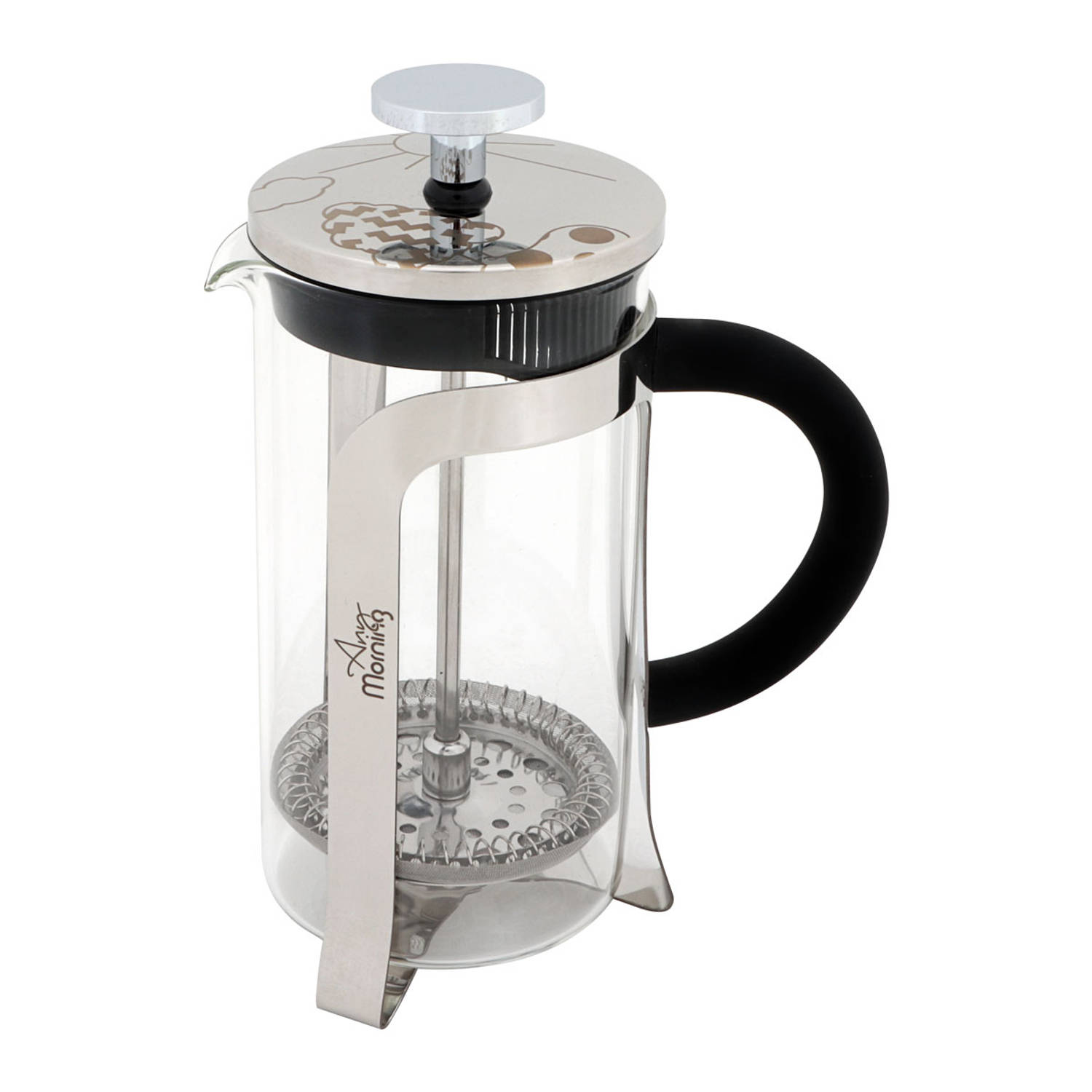 Any Morning FY450 French Press Koffiemaker - Cafetiere 600 ml - zwart