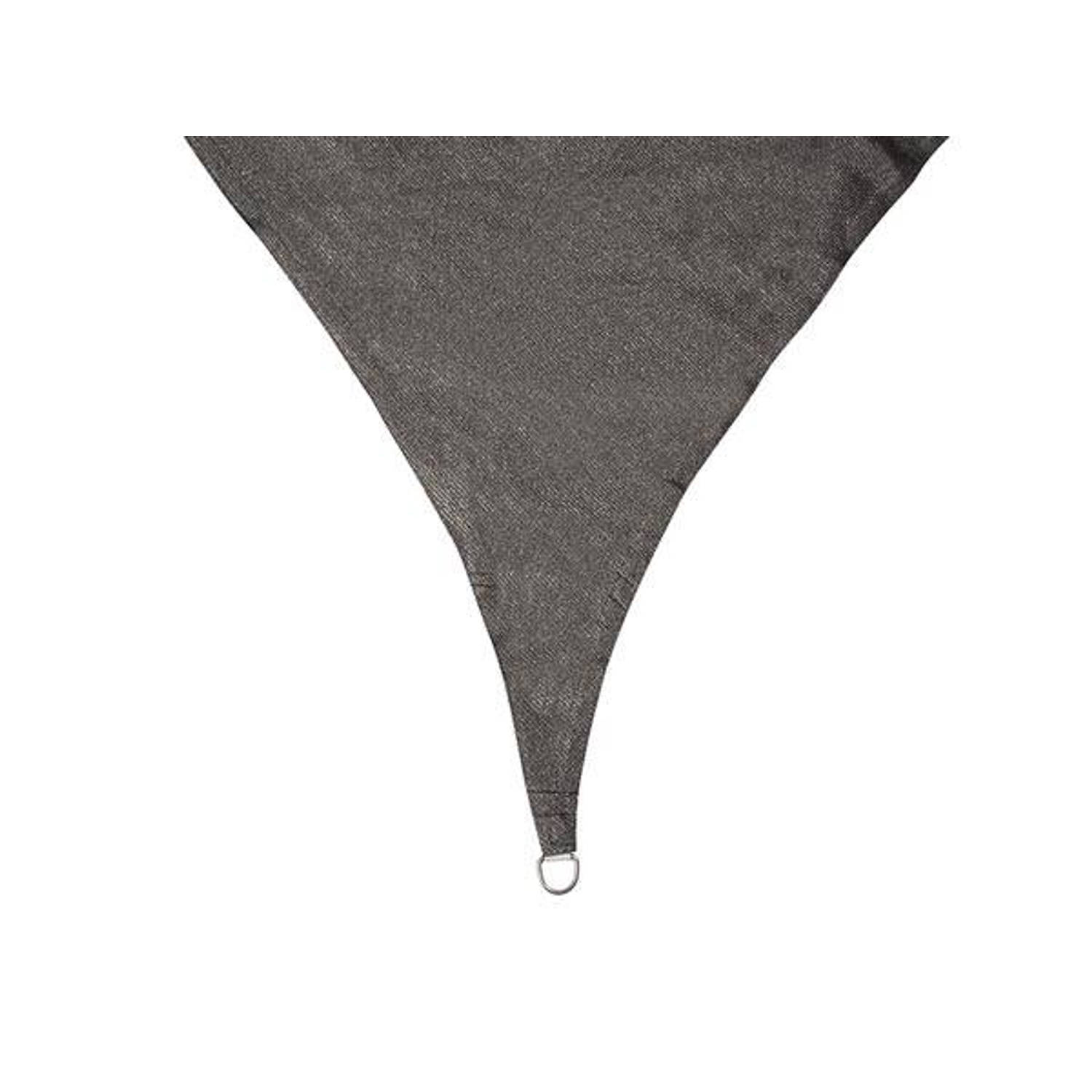 Schaduwdoek Driehoek 3.6x3.6x3.6m Antraciet