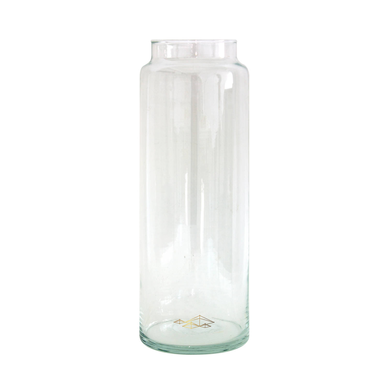 TAK Design - Drinken Waterglas XL Handgemaakt 10/30 Gold Diamond - Glas - Goud