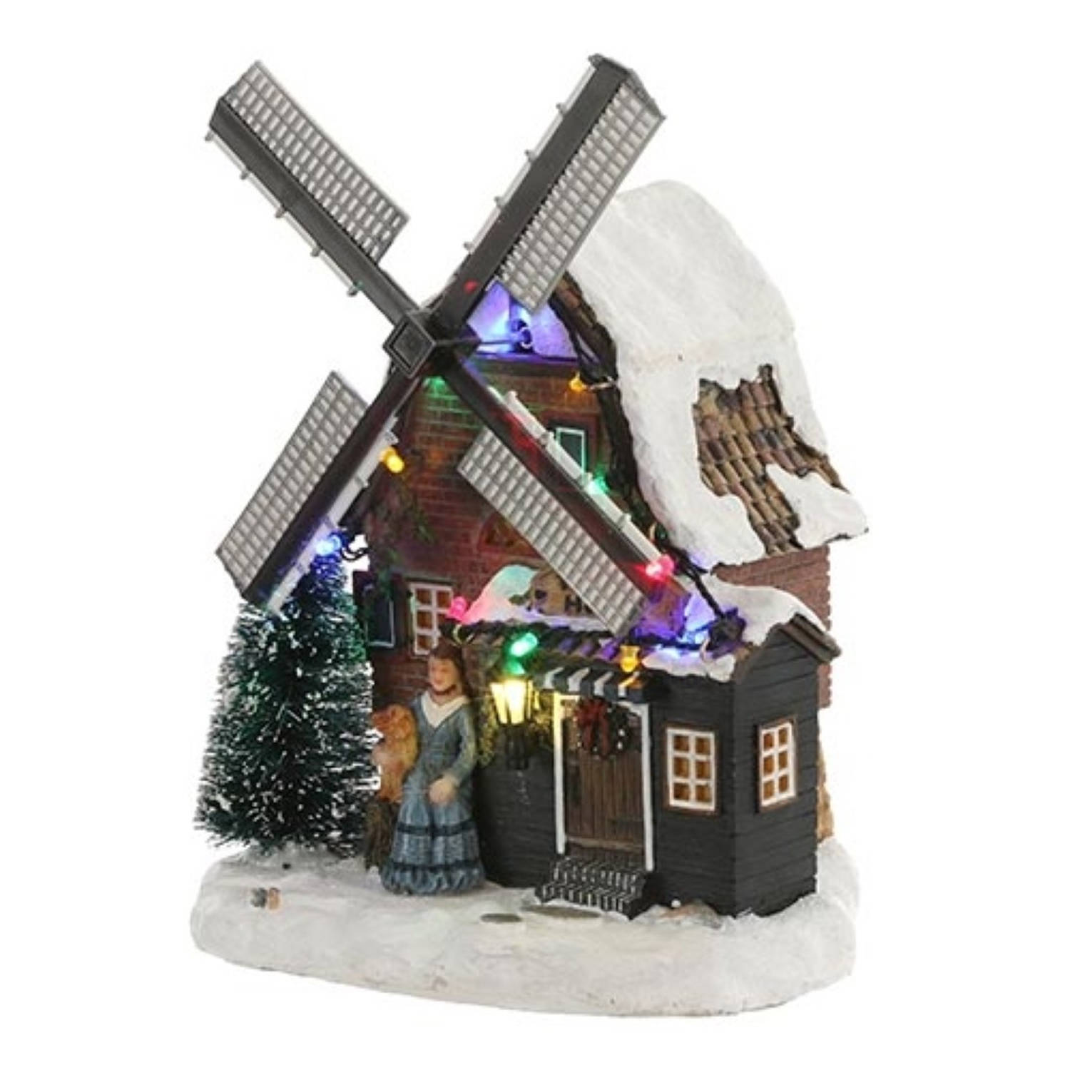 Luville  -  The mill house battery operated - Kersthuisjes & Kerstdorpen