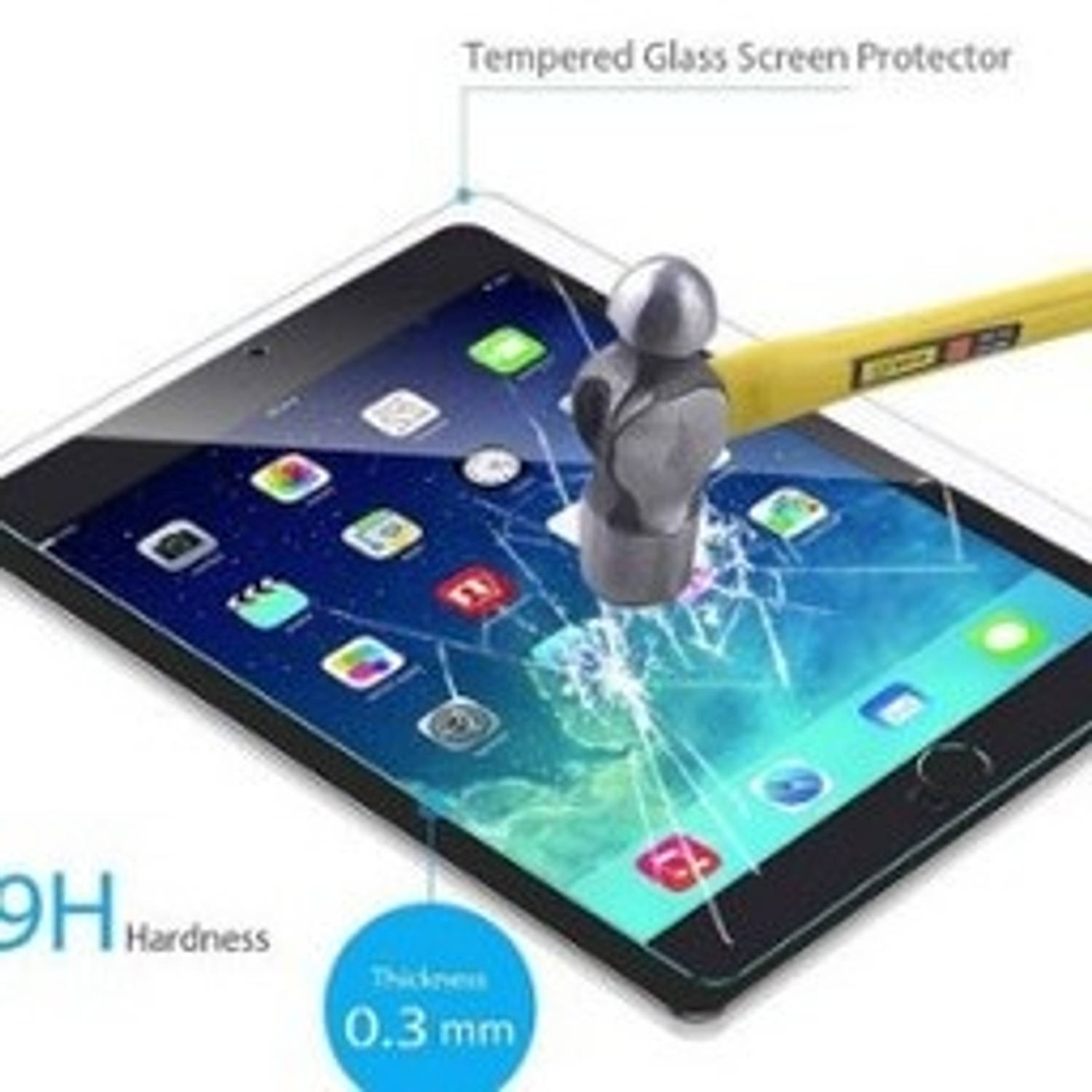 Hem Apple Ipad Pro (2020) 11 Inch Glasplaatje-Screenprotector-Tempered Glass